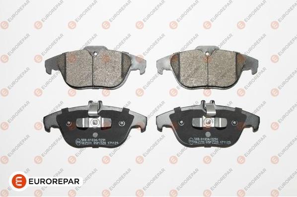 EUROREPAR 1623063380 - Kit de plaquettes de frein, frein à disque cwaw.fr