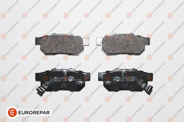 EUROREPAR 1623062780 - Kit de plaquettes de frein, frein à disque cwaw.fr