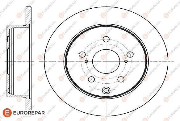 EUROREPAR 1622809380 - Disque de frein cwaw.fr