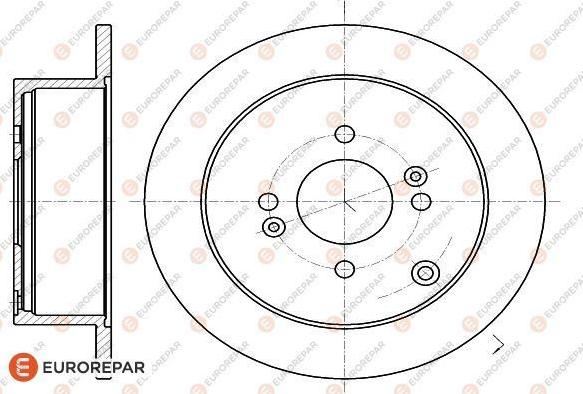 EUROREPAR 1622805780 - Disque de frein cwaw.fr