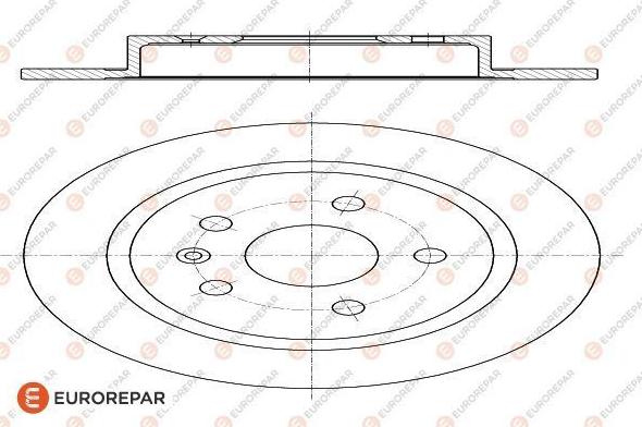 EUROREPAR 1622806080 - Disque de frein cwaw.fr