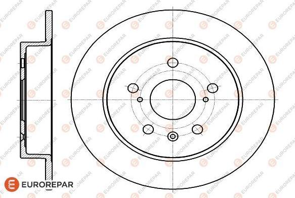 EUROREPAR 1622806180 - Disque de frein cwaw.fr