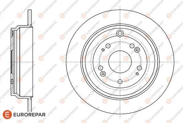 EUROREPAR 1622808780 - Disque de frein cwaw.fr