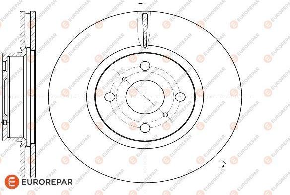 EUROREPAR 1622807080 - Disque de frein cwaw.fr