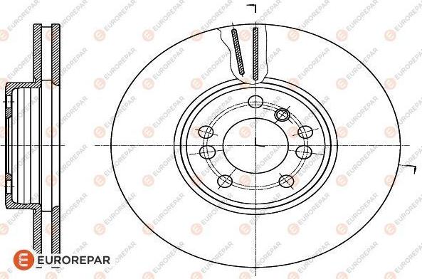 EUROREPAR 1622814880 - Disque de frein cwaw.fr