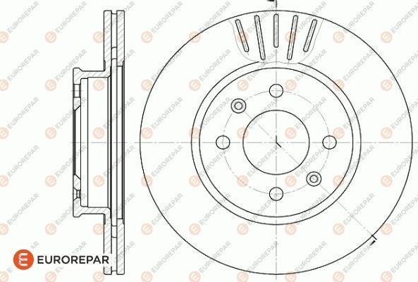 EUROREPAR 1622816180 - Disque de frein cwaw.fr