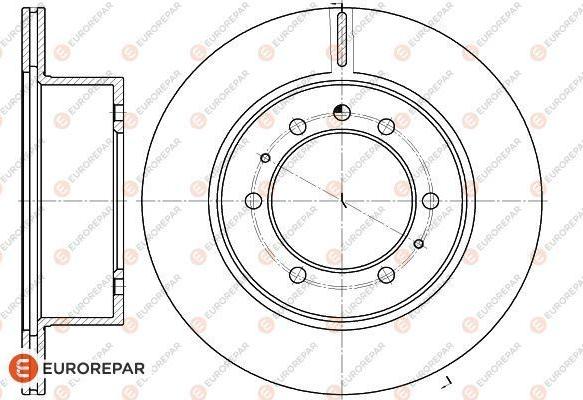 EUROREPAR 1622810380 - Disque de frein cwaw.fr