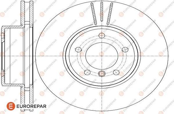 EUROREPAR 1622811080 - Disque de frein cwaw.fr