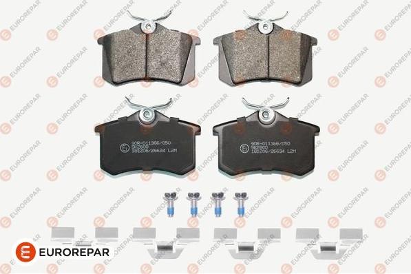 EUROREPAR 1679468880 - Kit de plaquettes de frein, frein à disque cwaw.fr