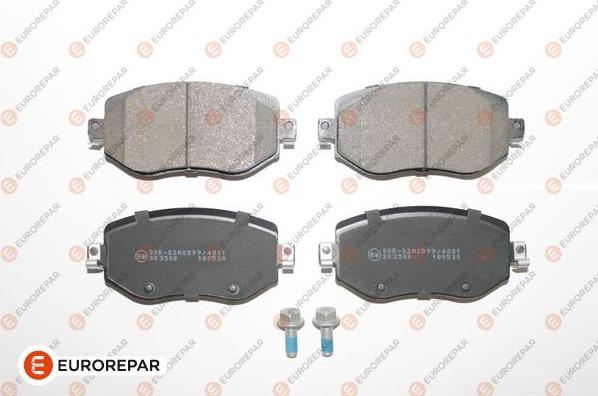 EUROREPAR 1679468780 - Kit de plaquettes de frein, frein à disque cwaw.fr