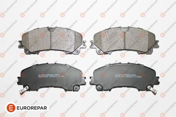 EUROREPAR 1675996380 - Kit de plaquettes de frein, frein à disque cwaw.fr