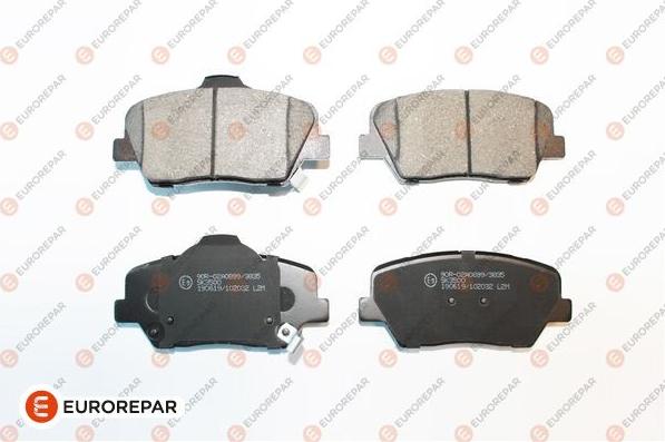 EUROREPAR 1675993980 - Kit de plaquettes de frein, frein à disque cwaw.fr