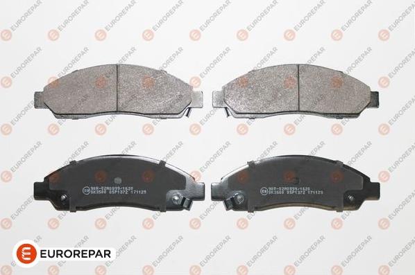 EUROREPAR 1675993480 - Kit de plaquettes de frein, frein à disque cwaw.fr