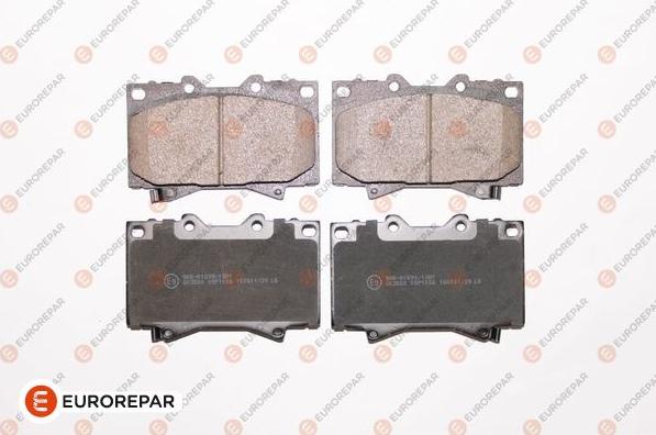 EUROREPAR 1675993780 - Kit de plaquettes de frein, frein à disque cwaw.fr