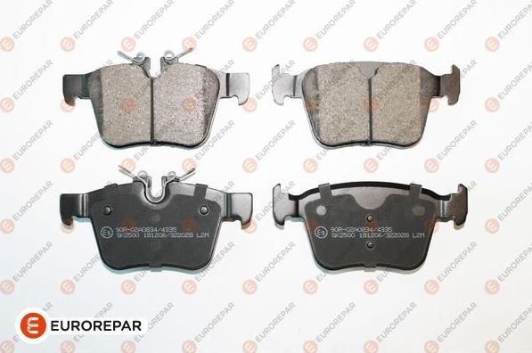 EUROREPAR 1675992480 - Kit de plaquettes de frein, frein à disque cwaw.fr