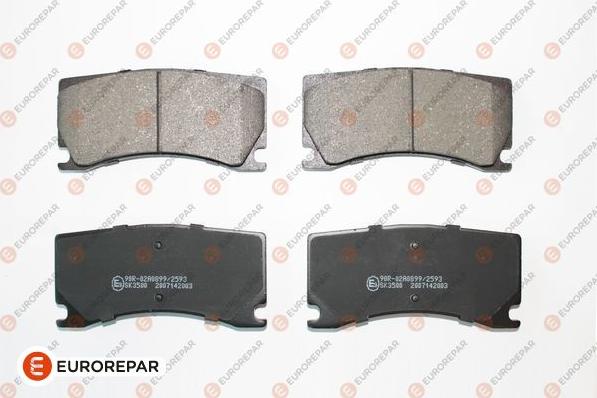 EUROREPAR 1675992680 - Kit de plaquettes de frein, frein à disque cwaw.fr