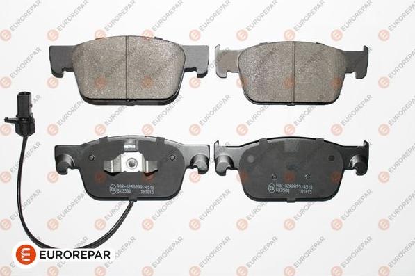 EUROREPAR 1675992380 - Kit de plaquettes de frein, frein à disque cwaw.fr