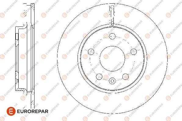 EUROREPAR 1676009580 - Disque de frein cwaw.fr