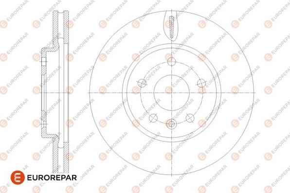 EUROREPAR 1676008380 - Disque de frein cwaw.fr