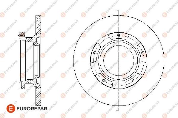 EUROREPAR 1676007980 - Disque de frein cwaw.fr