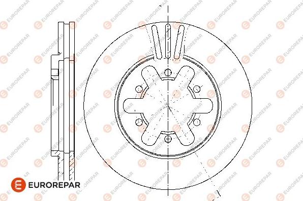 EUROREPAR 1676011080 - Disque de frein cwaw.fr