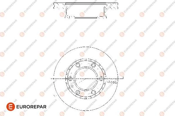 EUROREPAR 1676013480 - Disque de frein cwaw.fr