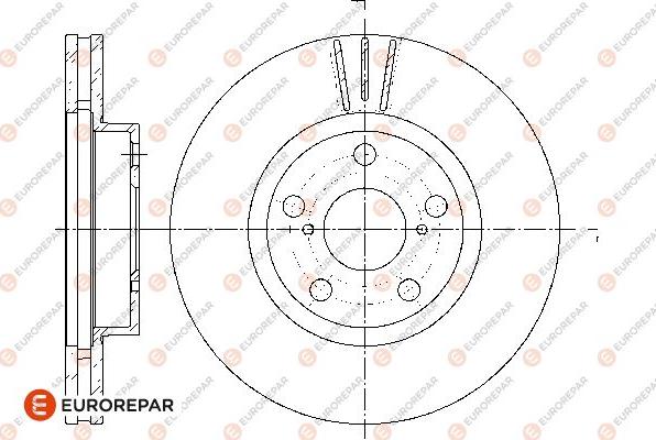 EUROREPAR 1676013380 - Disque de frein cwaw.fr