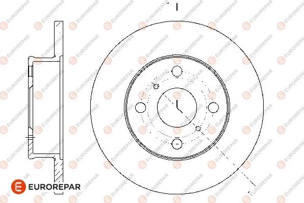 EUROREPAR 1676013280 - Disque de frein cwaw.fr