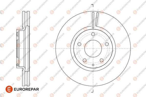 EUROREPAR 1676013780 - Disque de frein cwaw.fr