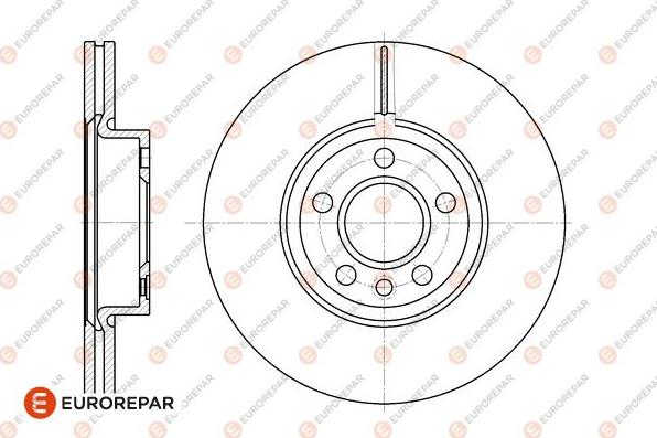 EUROREPAR 1676012680 - Disque de frein cwaw.fr