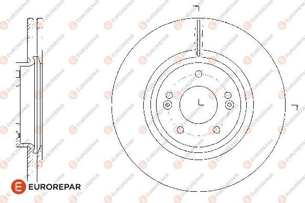 EUROREPAR 1676012880 - Disque de frein cwaw.fr