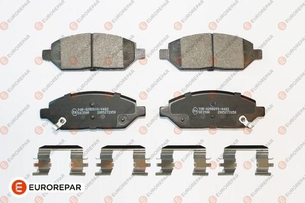 EUROREPAR 1673899080 - Kit de plaquettes de frein, frein à disque cwaw.fr