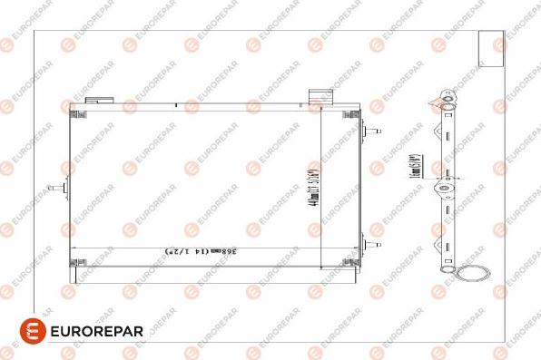 EUROREPAR E163362 - Condensateur, climatisation cwaw.fr