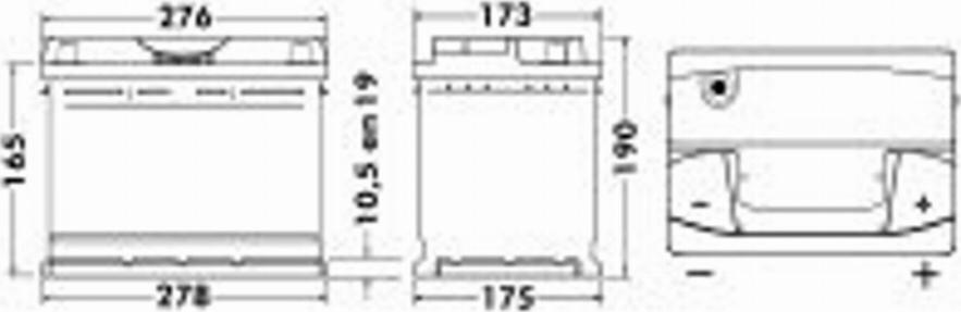 Exide 476 00 - Batterie de démarrage cwaw.fr