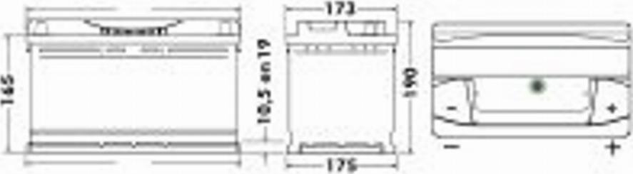 Exide 592 26 - Batterie de démarrage cwaw.fr