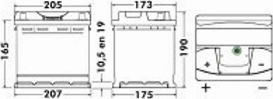 Exide 544 64 - Batterie de démarrage cwaw.fr