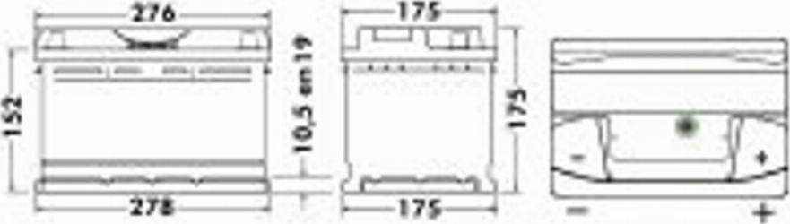 Exide 571 13 - Batterie de démarrage cwaw.fr