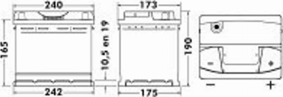 Exide 866 00 - Batterie de démarrage cwaw.fr