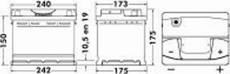 Exide 860 00 - Batterie de démarrage cwaw.fr