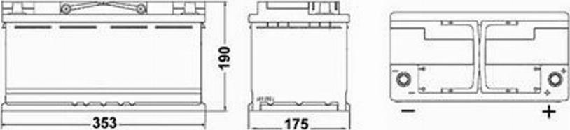 Exide AGM900 - Batterie de démarrage cwaw.fr