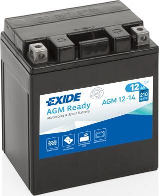 Exide AGM12-14 - Batterie de démarrage cwaw.fr