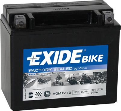 Exide AGM12-10 - Batterie de démarrage cwaw.fr