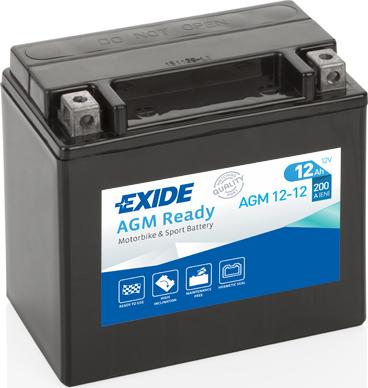 Exide AGM12-12 - Batterie de démarrage cwaw.fr