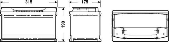 Exide EA900 - Batterie de démarrage cwaw.fr