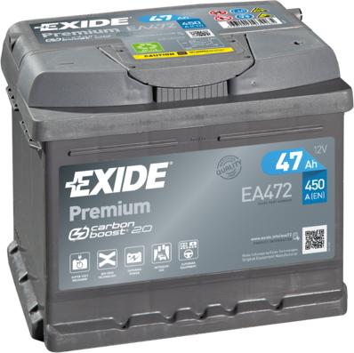 Exide EA472 - Batterie de démarrage cwaw.fr