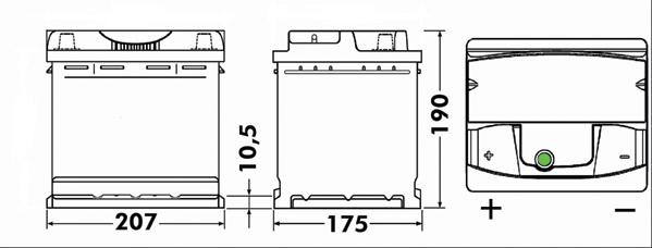 Exide EA531 - Batterie de démarrage cwaw.fr