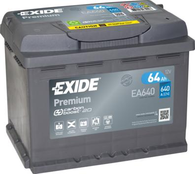 Exide EA640 - Batterie de démarrage cwaw.fr