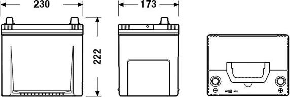 Exide EA654 - Batterie de démarrage cwaw.fr