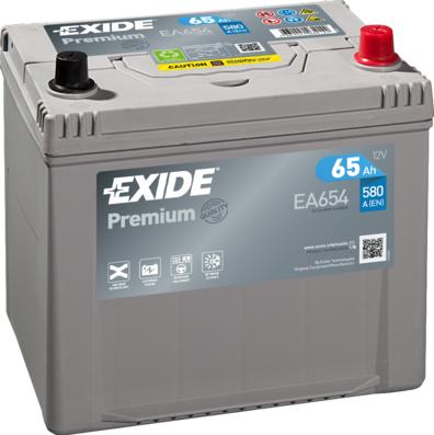 Exide EA654 - Batterie de démarrage cwaw.fr