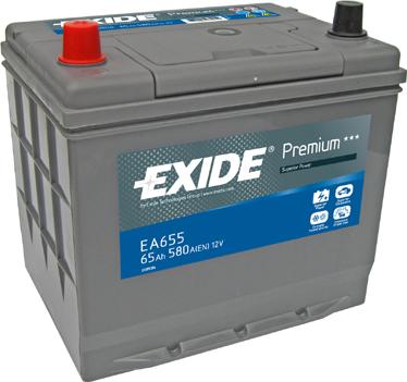 Exide EA655 - Batterie de démarrage cwaw.fr